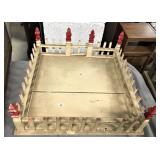 Nice Old wood & Painted Christmas Tree Fence