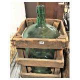 Nice Green Water Bottle in Case