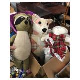 Stuffed Animals, Bear out of Antique Quilt w/ wear