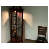 CORNER DISPLAY CABINET W/LIGHT