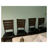 WOOD DINING CHAIRS SUBJ TO COUNT