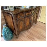 DECORATIVE WOOD BUFFET CREDENZA