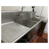2 COMPARTMENT POT SINK