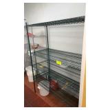 1 COATED, 1 CHROME METRO RACKS