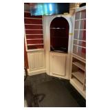 WHITE CORNER CABINET WITH ICE BIN