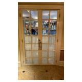 FRENCH DOORS WITH GLASS and MIRRORS