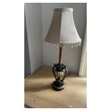 2 GREEN 2 WHITE 2 BLACK TABLE LAMPS