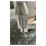 SILVER FLOOR LAMP