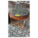 24" ROUND TABLE MARBLE TOP