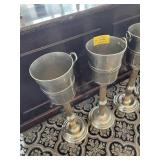ICE BUCKET PIECES (3 BUCKETS, 5 STANDS)