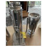 VARIOUS CHROME ACCES. DRINK DISPENSER, FONDUE
