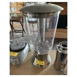 FRONTGATE CHROME BEVERAGE DISPENSER