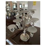 SILVER CANDLE HOLDERS