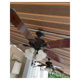 CEILING FANS (1 BROKEN BLADE)