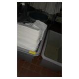 PLASTIC BINS WITH CONTENTS