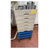 GLASS RACKS AND DOLLY