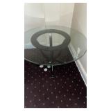 ROUND GLASS TABLE