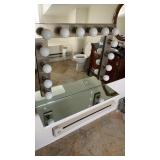 MIRROR WITH LIGHTS & SHELF