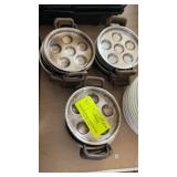 ESCARGOT TRAYS WITH HANDLES