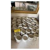 COFFEE CUPS ON TABLE