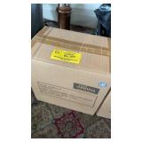 BRAND NEW RED VANILLA DINNER PLATES