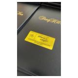 LARGE LOT BRANDED LEATHER MENUS