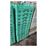 13 RACKS, 1 DOLLY (FOR COFFEE CUPS)