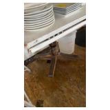 33" DROP LEAF WITH WOOD BASES