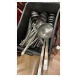 LARGE ASSORT VARIOUS SIZE LADLES