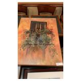 ORANGE WINDOW PAINTING