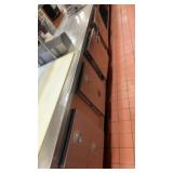 CENTER ISLAND WITH STEAM TABLE, HEAT LAMP