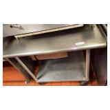 36" EQUIPMENT STAND ON WHEELS