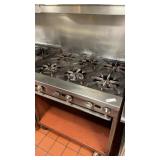 6 BURNER JADE RANGE WITH SALAMANDER