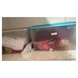 BINS OF DECORATIONS