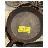 ASSORTED SIZE IRON PANS
