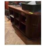 WOOD SERVICE STATION/ CABINETS