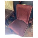 RED VELVET CHAIRS