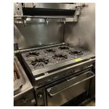 6BURNER, OVEN, SALAMANDER