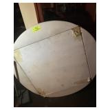 16 PCS DROP LEAF TABLES. (1 IS TOP ONLY)