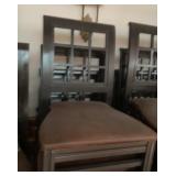BROWN/ BLACK CHAIRS