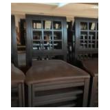 BROWN/ BLACK CHAIRS