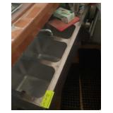 3 BAY BAR SINK