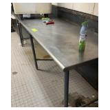 96X30" SS TABLE