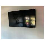 LARGE FLAT SCREEN TV WITH WALL MOUNT