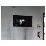 LARGE FLAT SCREEN TV WITH WALL MOUNT