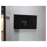 LARGE FLAT SCREEN TV WITH WALL MOUNT