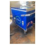 Ice cream freezer cart