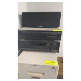 HARMAN KARDON STEREO RECEIVER AND 6 DISC CD