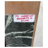 LARGE LOT OF REMNANTS BETWEEN PILLARS