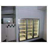 CUSTOM SIZED WALK IN WITH 3 BEVERAGE DOORS